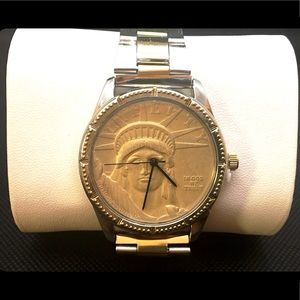 Replica Coin Statue of Liberty Head Pattern Watch